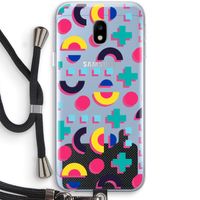 8-bit N°2: Samsung Galaxy J3 (2017) Transparant Hoesje met koord