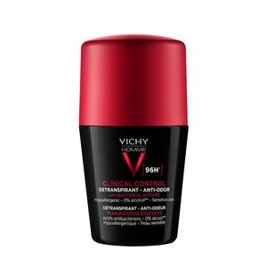 Vichy Homme Deo Roll-on Clinical Control 96u Overmatige Transpiratie 50ml