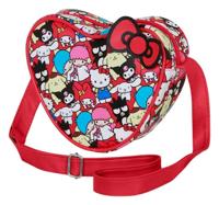 Sanrio Casual Heart Crossbody Bag Hello Kitty Friends Multicolour