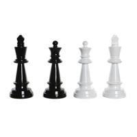 Decoratieve figuren DKD Home Decor Zwart Wit Hars Schaakstukken Modern (11 x 11 x 27,5 cm) (4 Stuks)