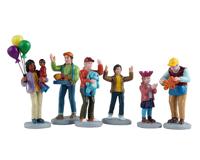 Kerstdorpminiatuur Fun At The Carnival 15x4x23 cm 6st - Lemax