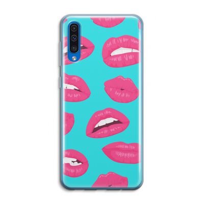 Bite my lip: Samsung Galaxy A50 Transparant Hoesje