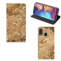 Samsung Galaxy A20e | Standcase | Marmer Creme