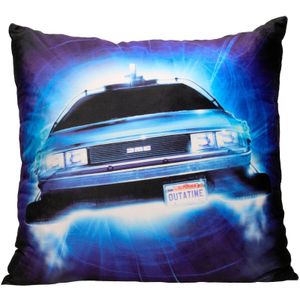 Back to the Future: DeLorean Roads Square Cushion Kussen