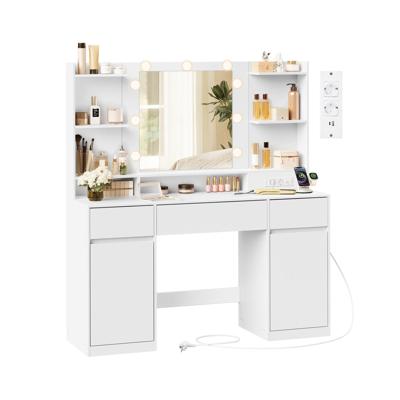 Kailyn Collection - Kaptafel met Ledspiegel voor Slaapkamer en Make Up