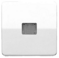 Jung CD500 drukknop met venster wit