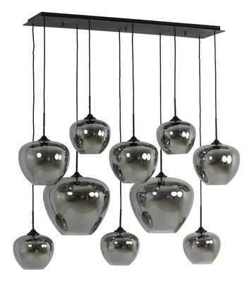 Light & Living Hanglamp 'Mayson' 10-Lamps, kleur Grijs
