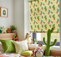 Cactus patroon Rolgordijn kinderkamer