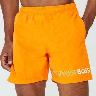 Hugo Boss Dolphin zwemshort oranje