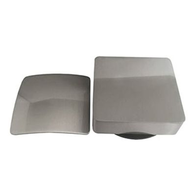 Wiesbaden Basic knop en waste voor bad overloop combinatie met vulfunctie vierkant RVS