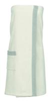 Carl Ross Carl Ross saunakilt dames 780100 wit/zilver Carl Ross Carl Ross saunakilt dames 780100 wit/zilver