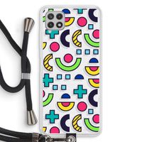 8-bit N°6: Samsung Galaxy A22 4G Transparant Hoesje met koord