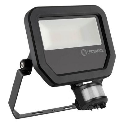 Osram LED straler 20W 2000 lumen 3000K IP65 IK07 zwart sensor 100°