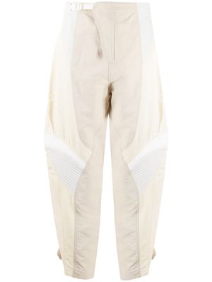 Stella McCartney pantalon à design d'empiècements - Tons neutres