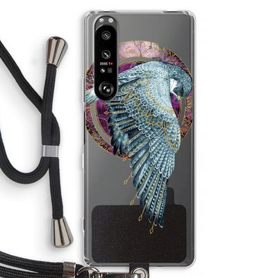 Golden Falcon: Sony Xperia 1 III Transparant Hoesje met koord