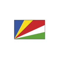 Gevelvlag/vlaggenmast vlag Seychellen 90 x 150 cm   - - thumbnail