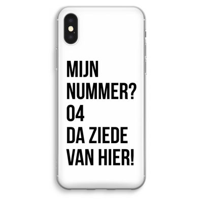 Da ziede van hier: iPhone XS Max Transparant Hoesje