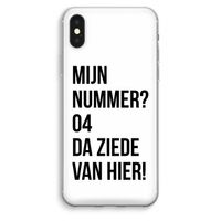 Da ziede van hier: iPhone XS Max Transparant Hoesje