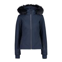 CMP Zip Hood Jas Dames Softshell Black Blue 36