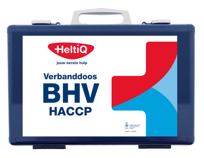 HeltiQ Verbanddoos Modulair BHV HACCP Blauw
