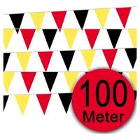 Vlaggenlijn 100 meter - Belgisch Elftal WK Voetbal - thumbnail