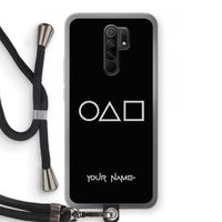 Squid Game: Xiaomi Redmi 9 Transparant Hoesje met koord