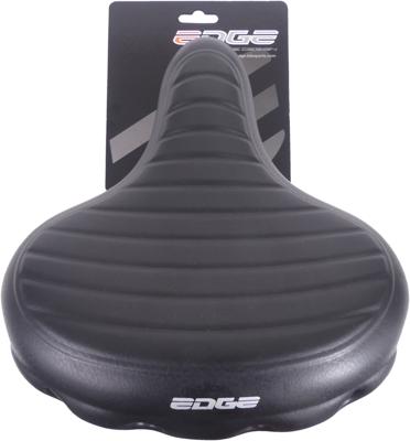 Edge Fietszadel urban xl wave - zwart