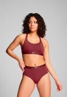 Puma Dames Sport Top Padded Burgundy-M