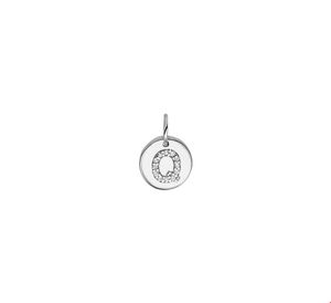 TFT Bedel Letter Q Zirkonia Zilver