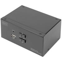 Digitus DS-12862 KVM-switch 2 poorten DisplayPort 3840 x 2160 Pixel