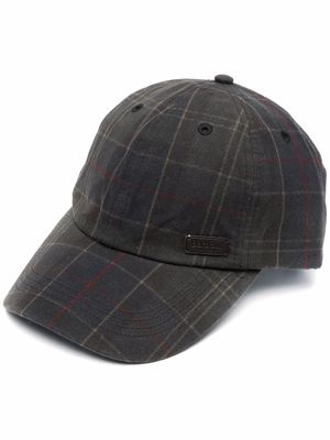 Barbour casquette à carreaux - Vert