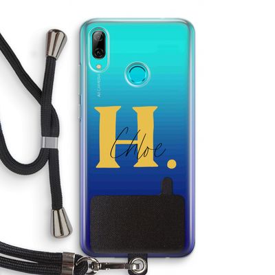 Amber Script: Huawei P Smart (2019) Transparant Hoesje met koord