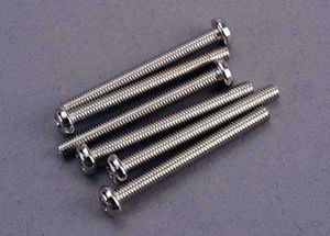 Screws, 3x30mm roundhead machine (6)