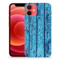 iPhone 12 Mini Bumper Hoesje Wood Blue