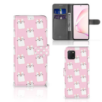 Samsung Note 10 Lite Telefoonhoesje met Pasjes Sleeping Cats