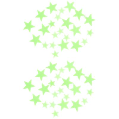 Home Deco Kids Glow in the dark Sterrenstelsel - 48x stuks - groen - kinderkamer - decoratie