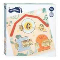 Small Foot sloten en grendels motorische activiteitenbord safari