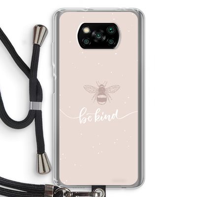 Be(e) kind: Xiaomi Poco X3 Pro Transparant Hoesje met koord