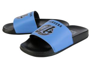 Kinderbadslippers (32, Blauw/zwart)