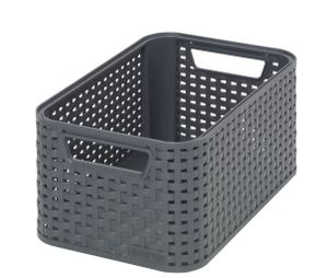 Curver style mandje S 6 liter antraciet