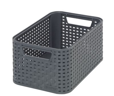 Curver style mandje S 6 liter antraciet