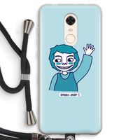 Zwaai: Xiaomi Redmi 5 Transparant Hoesje met koord