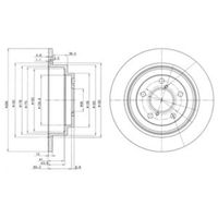 Delphi Diesel Remschijf BG2826 - thumbnail