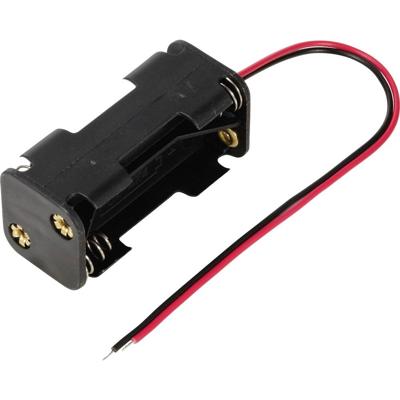 TRU COMPONENTS TC-13220680 Batterijhouder Aantal cellen: 4 AAA (potlood) Kabel (l x b x h) 51 x 24 x 22 mm