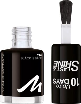 Manhattan Manhattan Nagellak Last & Shine 790 Black Is Back, 8 ml