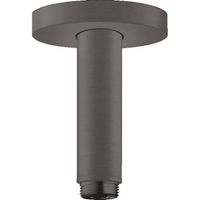 Hansgrohe plafondbevestiging S G 1/2x10cm brushed black chroom 27393340