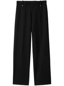 Burberry pantalon de costume en laine mélangée - Noir