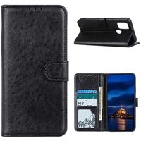 OnePlus Nord N10 5G Wallet Case met Magnetische Sluiting - Zwart - thumbnail
