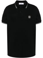 Stone Island polo à patch logo - Noir - thumbnail