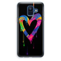 Melts My Heart: Samsung Galaxy A6 (2018) Transparant Hoesje - thumbnail